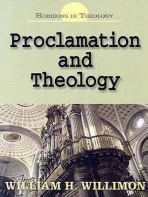 cover image of Proclamation and Theology
